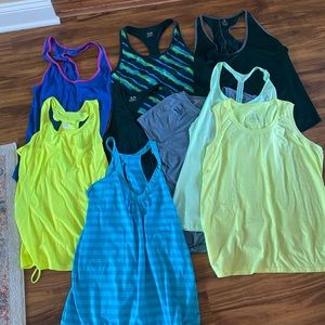 Lot of 9 workout tanks in size XXL! EUC